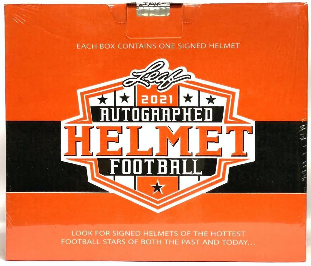 2021 Leaf Autographed Full Size Football Helmet Sealed Box