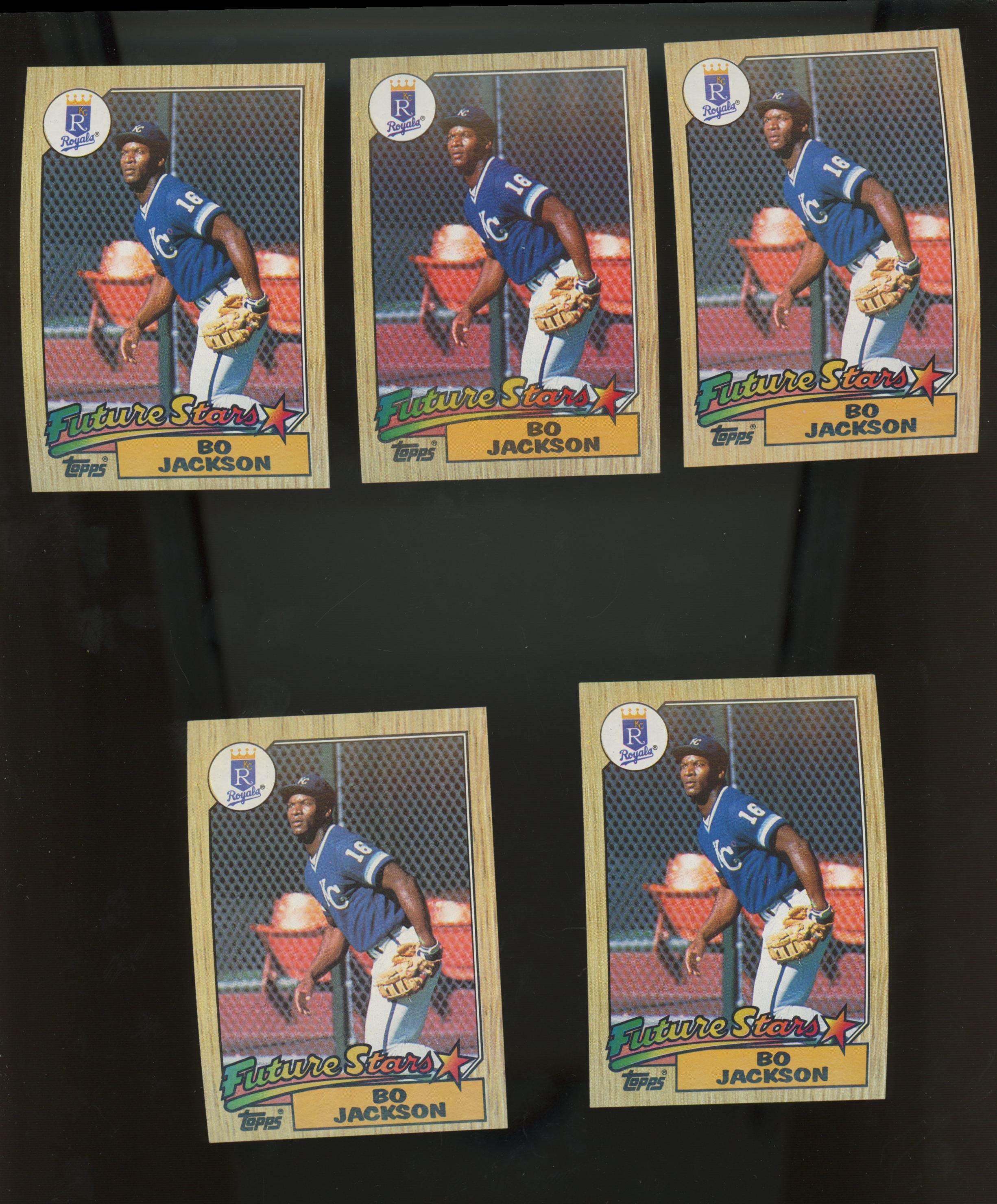 1987 Topps Bo Jackson RC #170 Lot of 25 NM-MT "A"