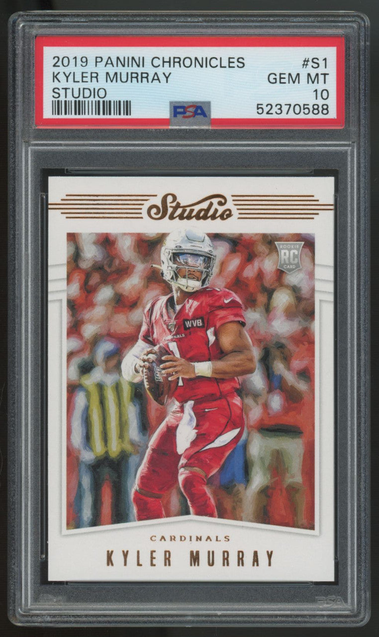 2019 Panini Chronicles Studio Kyler Murray RC #S1 PSA 10