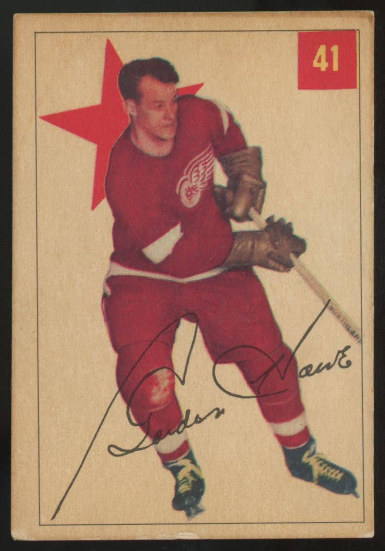 1954-55 Parkhurst Gordie Howe #41 VG/EX