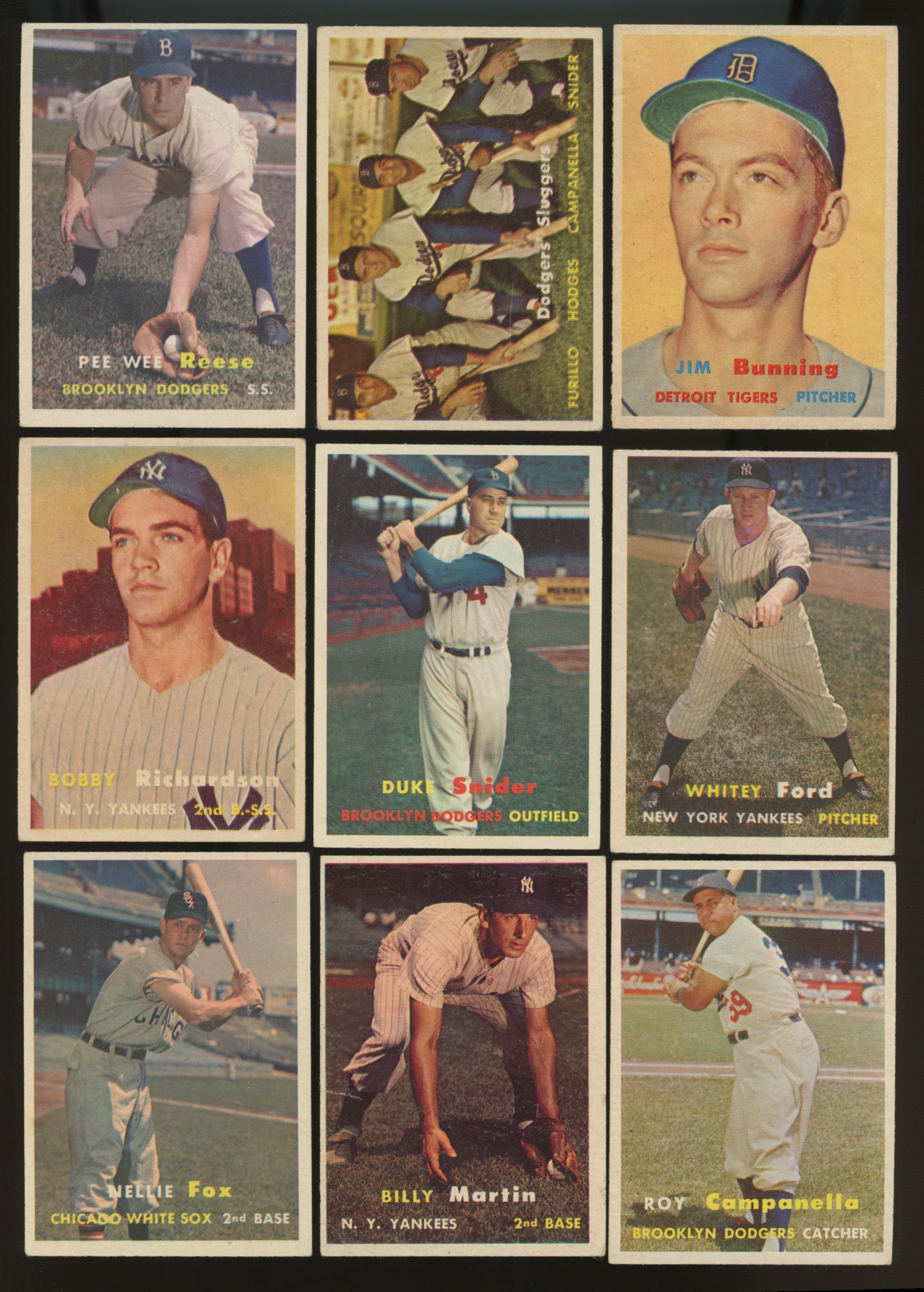 1957 Topps Baseball Complete Set (407) VG-EX/EX