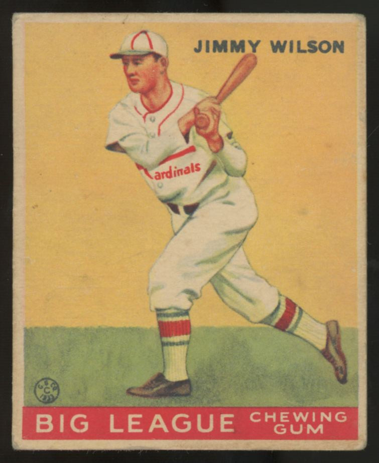 1933 Goudey Jimmy Wilson #37 VG (MK)