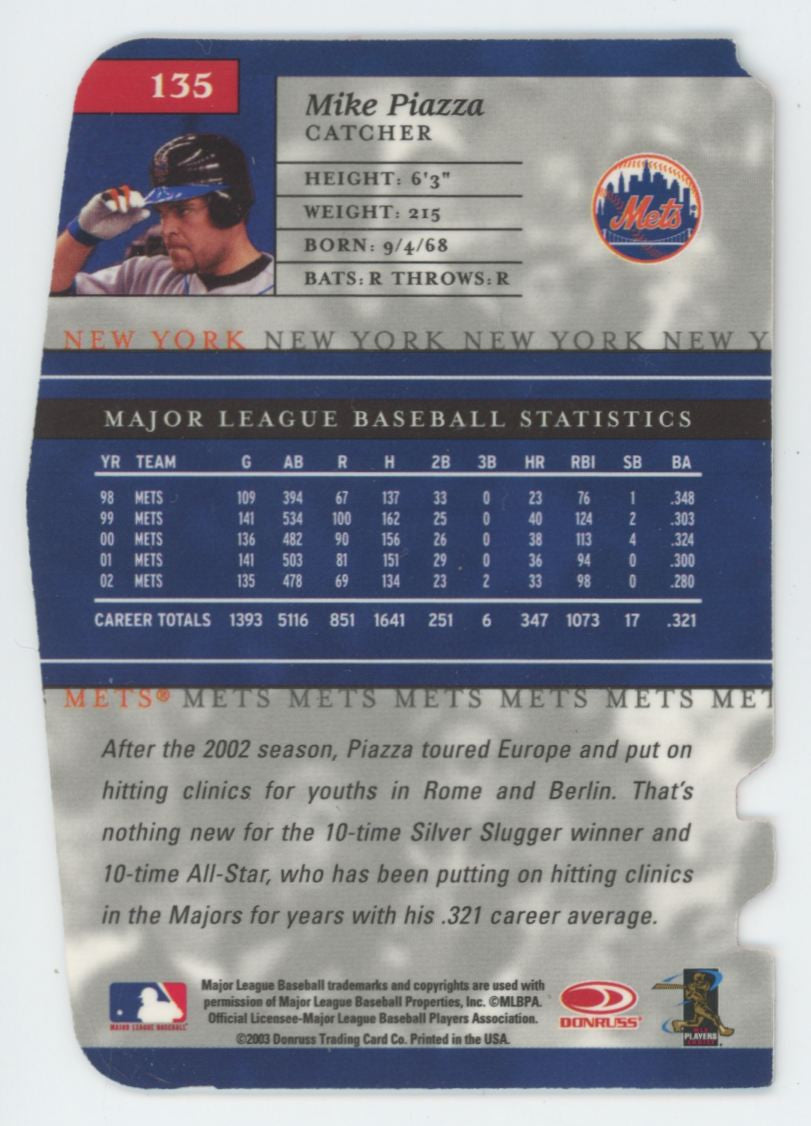 2003 Donruss Elite Mike Piazza Status /31 #135