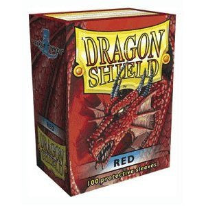 Dragon Shield Standard 100 Card Sleeves - Red
