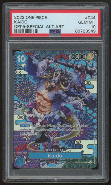 2023 One Piece Kaido Awakening of the New Era Special Alt Art #044 PSA 10