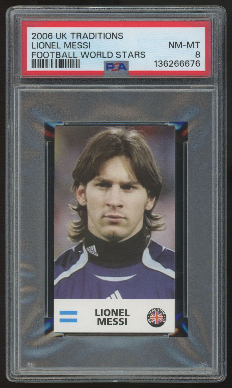 2006 UK Traditions Lionel Messi World Stars PSA 8 *676
