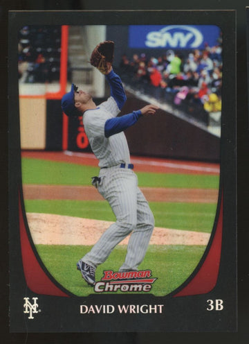 2011 Bowman Chrome David Wright Refractor #100