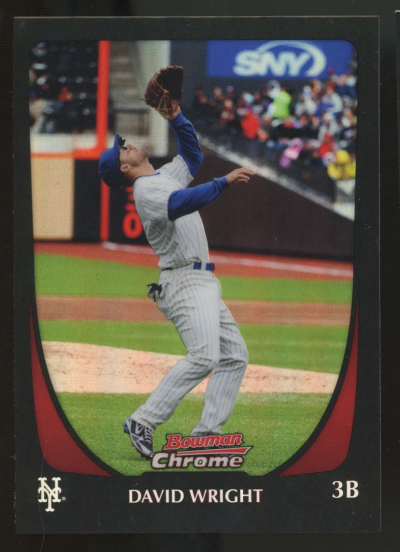 2011 Bowman Chrome David Wright Refractor #100