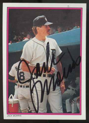 1988 Topps All-Star Jack Morris Signed IP Auto #17