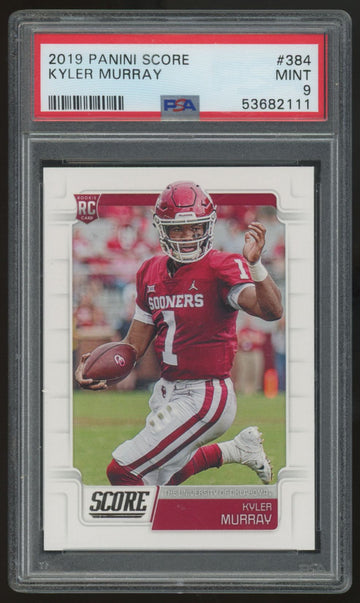 2019 Panini Score Kyler Murray RC #384 PSA 9