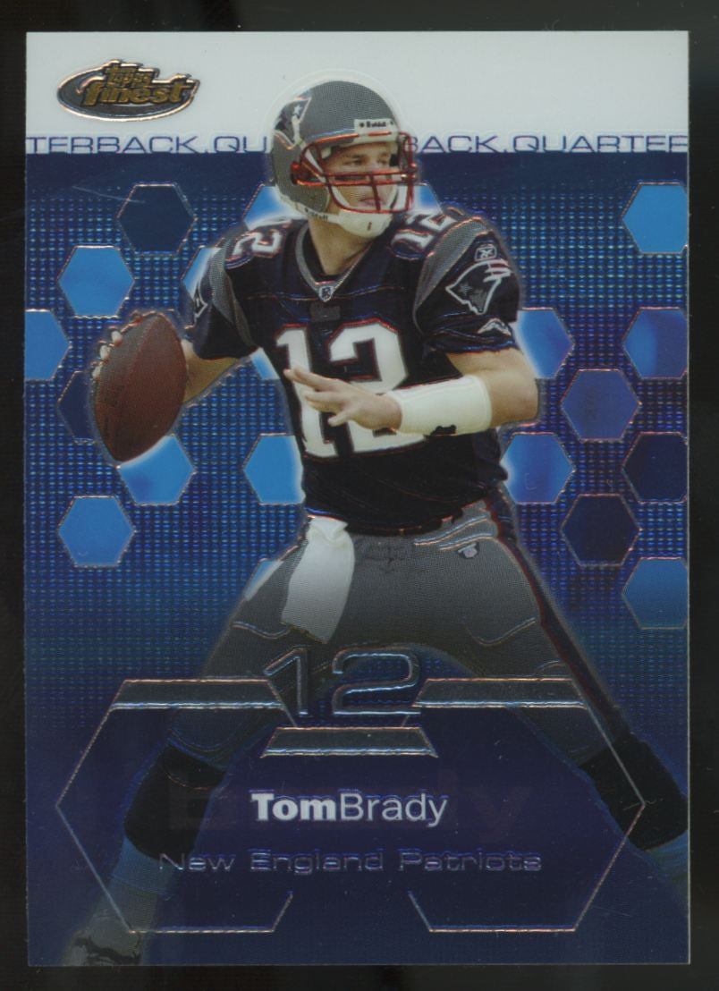 2003 Topps Finest Tom Brady #35 "A"