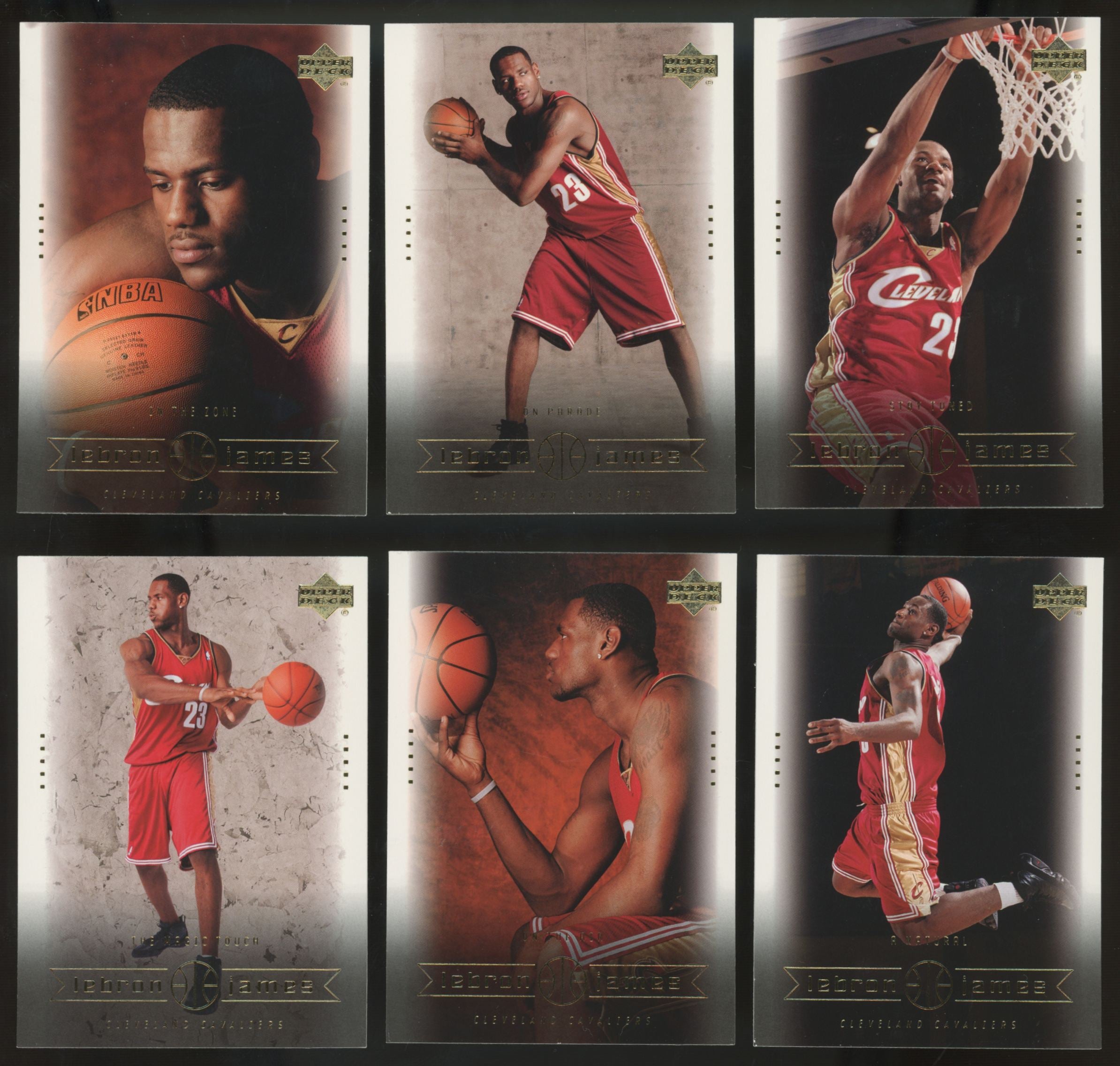 2003-04 Upper Deck LeBron James RC Complete Set (30/30)