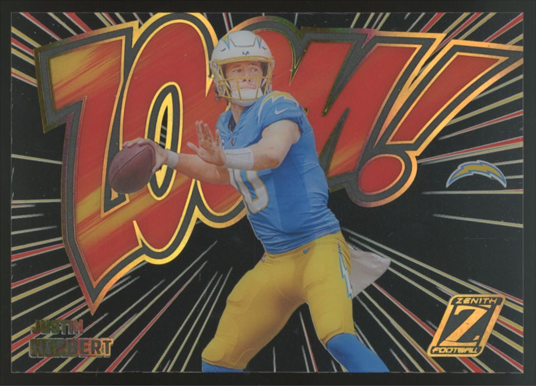 2023 Panini Zenith Justin Herbert Zoom! SSP #12