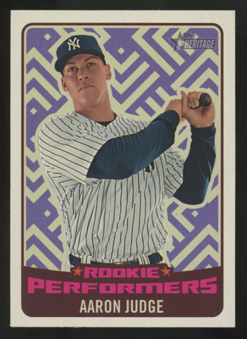 2017 Topps Heritage Aaron Judge RC Rookie Performers #RP-AJ