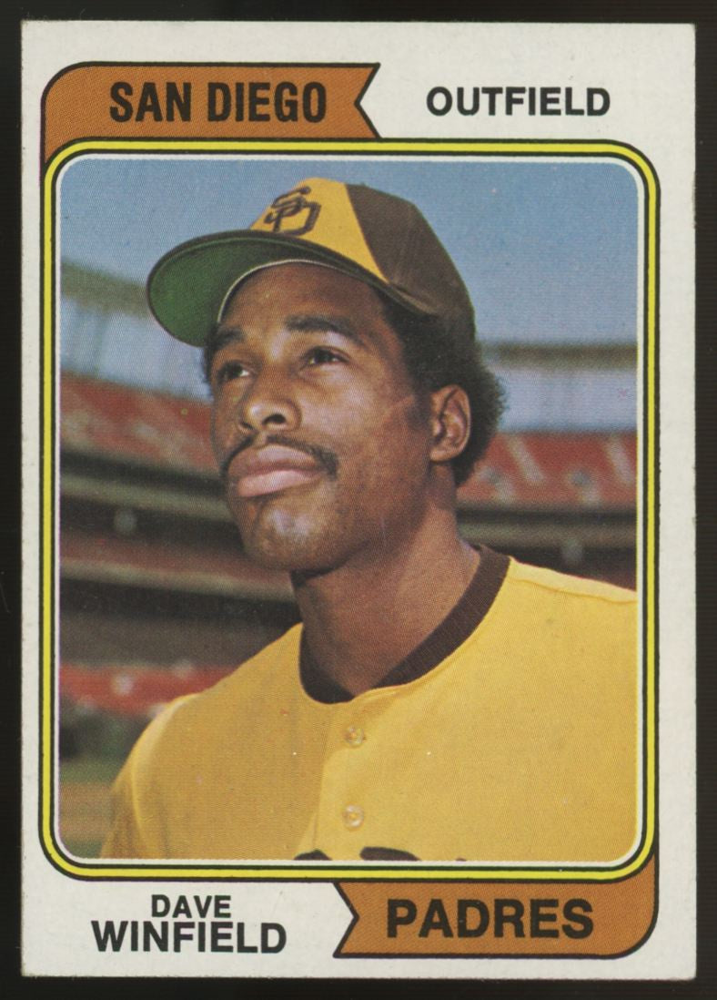 1974 Topps Dave Winfield RC #456 EX "A"