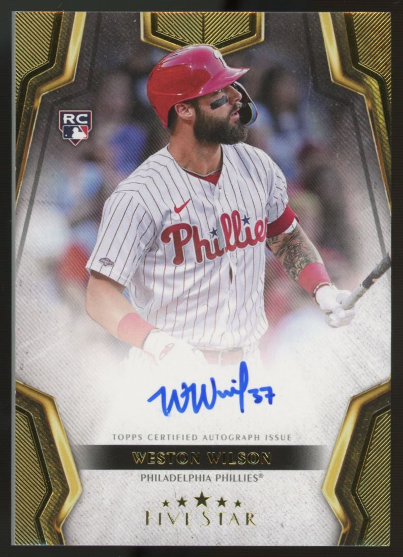 2024 Topps Five Star Weston Wilson RC Auto #FSA-WW