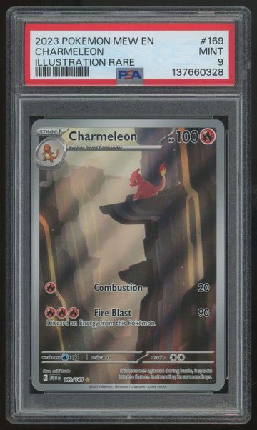 2023 Pokemon Charmeleon 151 Illustration Rare #169 PSA 9 (B)