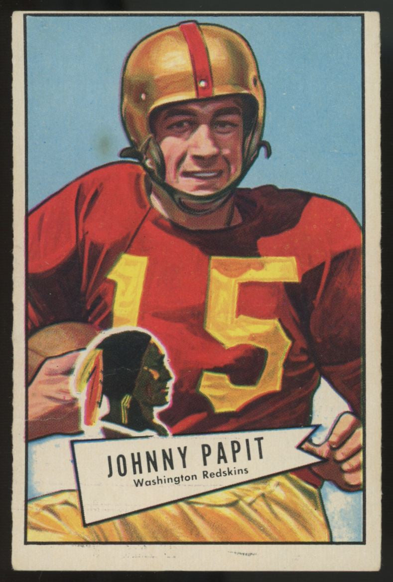 1952 Bowman Large Johnny Papit #143 VG (Wrinkle)