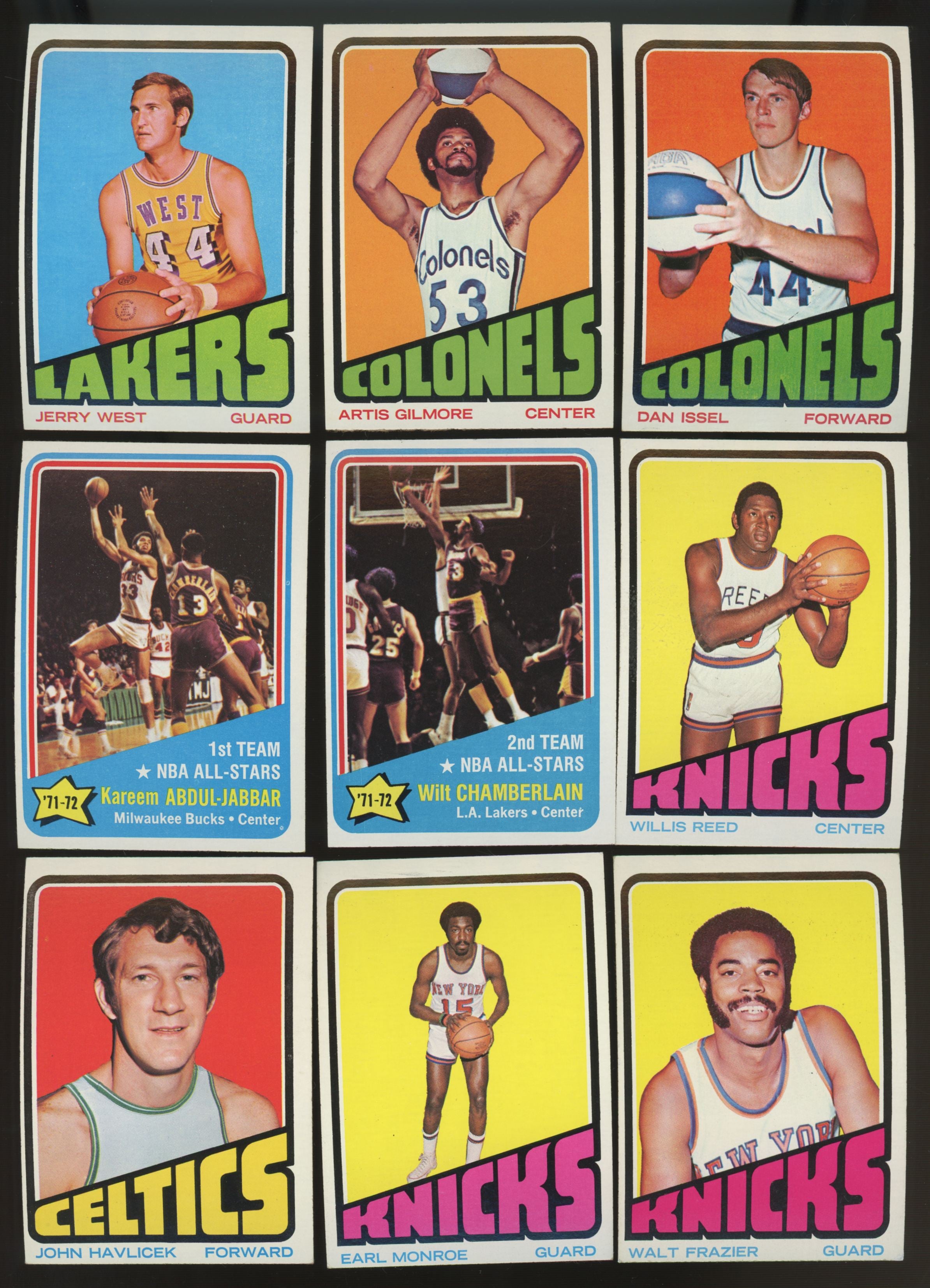 1972/73 Topps Basketball Complete Set (264) EX-NM w/ Wax Wrapper