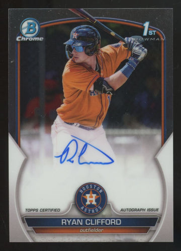 2023 Bowman Ryan Clifford 1st Chrome Prospect Auto #CPA-RC