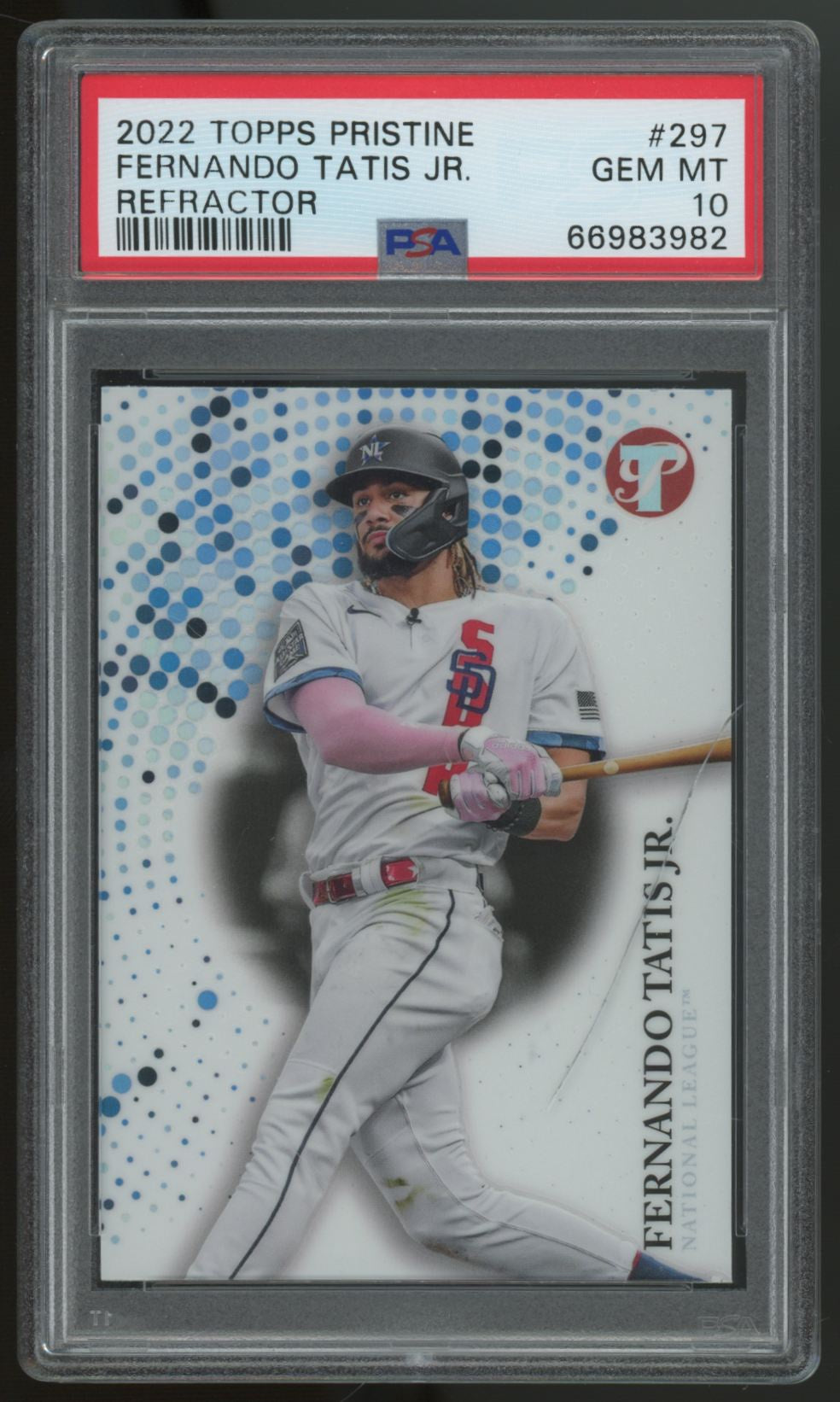 2022 Topps Pristine Fernando Tatis Jr. Refractor #297 PSA 10 *READ*