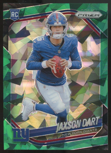 2025 Panini Prizm Jaxson Dart RC Green Ice #332