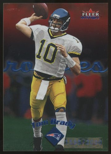 2000 Fleer Mystique Tom Brady RC Blue /2000 #103