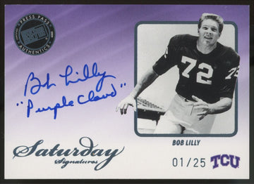 2009 Press Pass Legends Bob Lilly Saturday Signatures Auto /25 #SS-BL