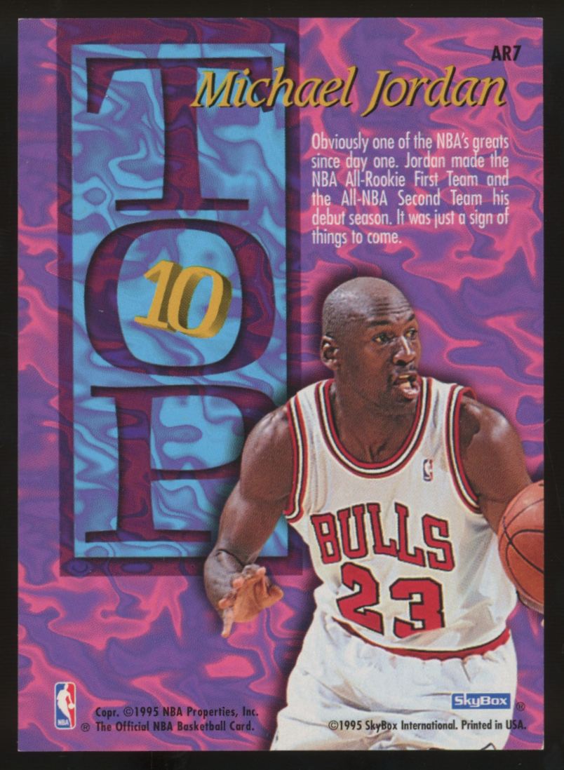 1995-96 SkyBox Michael Jordan Top 10 #AR7