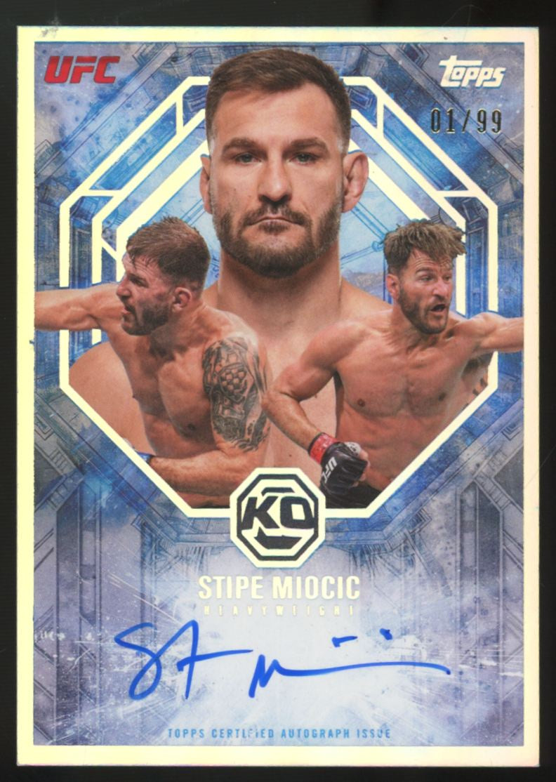 2026 Topps Knockout UFC Stipe Miocic Collageagraphs Auto 01/99 #CGC-SM