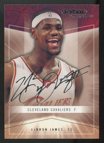 2004-05 Fleer Autographics LeBron James #5