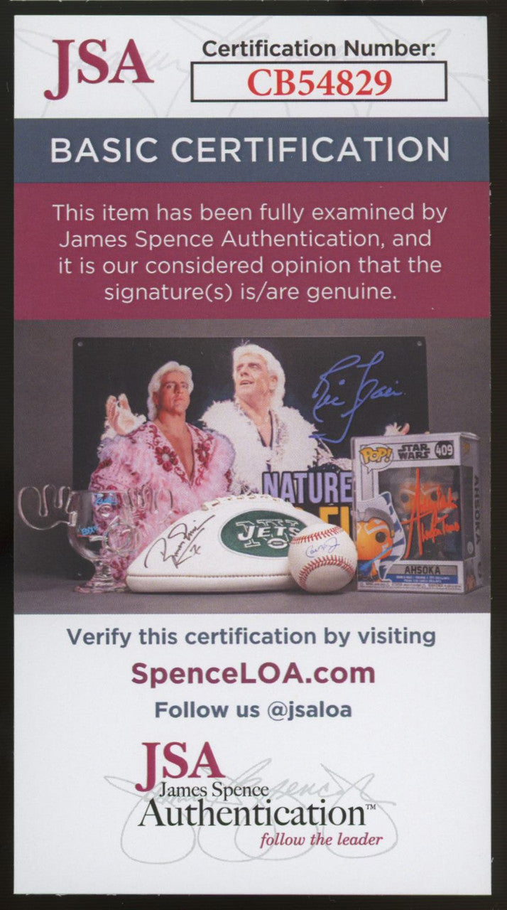 1984 Donruss Doyle Alexander #439 Signed Auto JSA