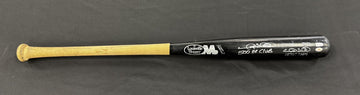 Gary Sheffield Signed Autographed Team Player Issued Bat Inscribed MLB COA