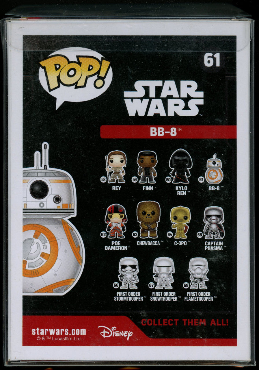 Star Wars BB-8 Brian Herring Authenticated Signed Funko Pop #61