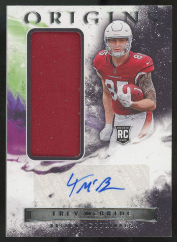 2022 Panini Origins Trey McBride RC Patch Auto RPA #176