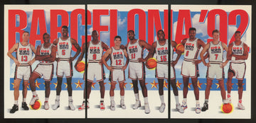 1991-92 Skybox USA Dream Team Barcelona 3 Card Set #544, 545, 546