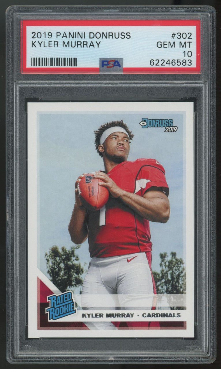2019 Panini Donruss Kyler Murray RC Rated Rookie #302 PSA 10 *583