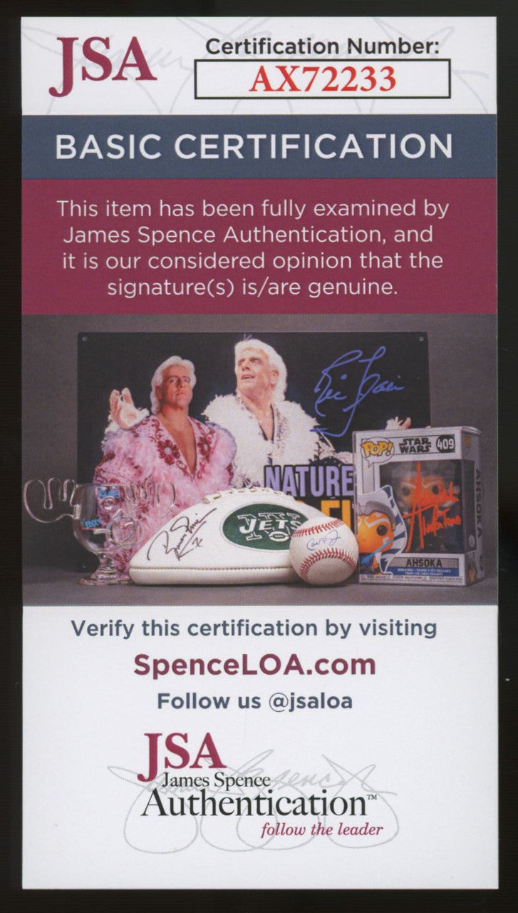 Nolan Ryan Signed Autographed Cachet 3000 Strikeouts JSA