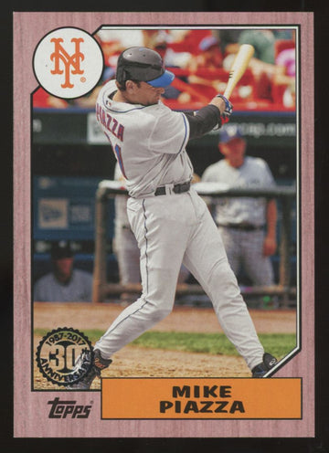 2017 Topps Mike Piazza '87 Anniversary Pink /25 #87-57