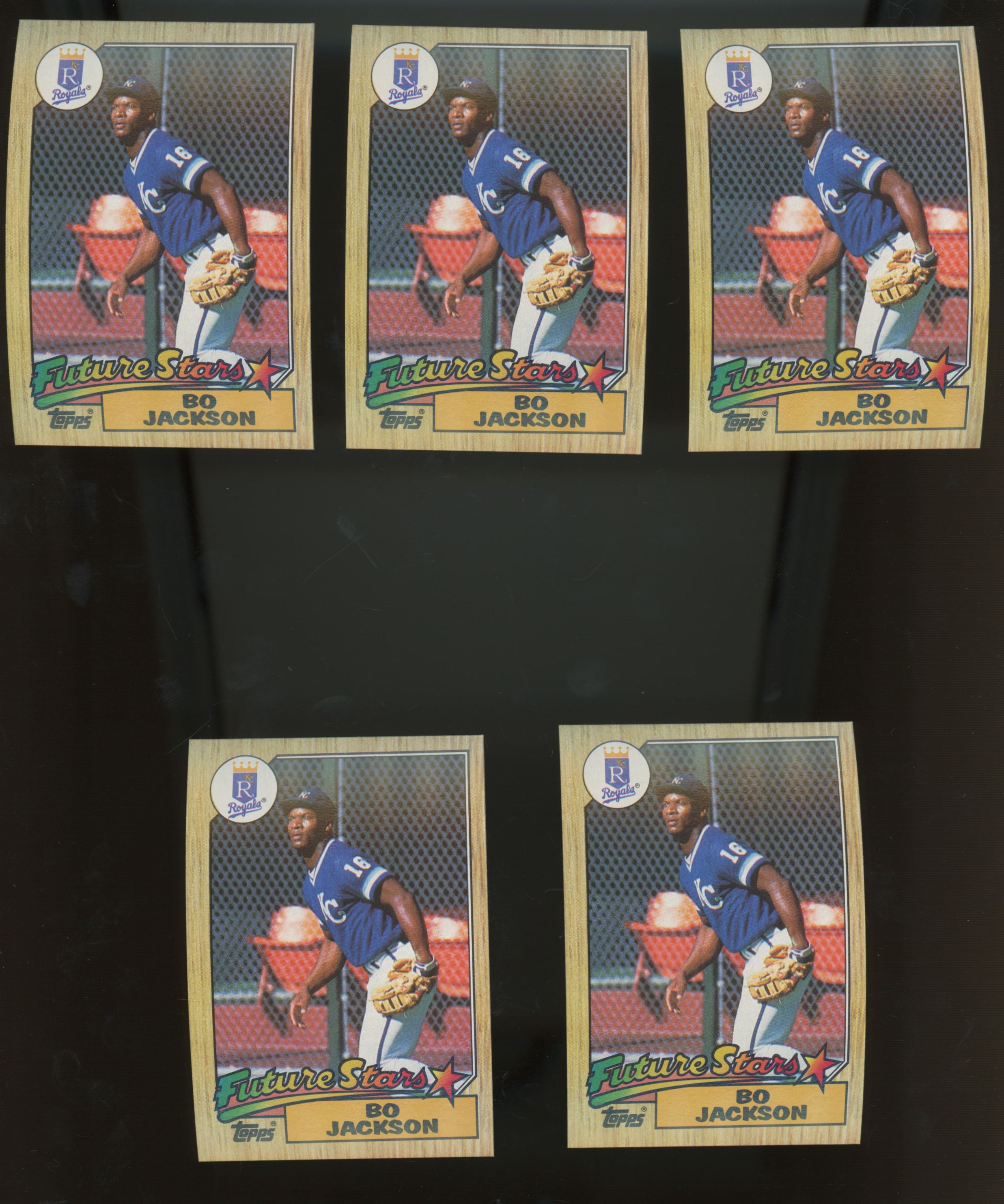 1987 Topps Bo Jackson RC #170 Lot of 25 NM-MT "B"