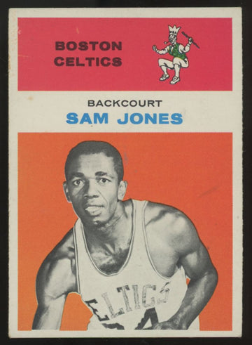 1961-62 Fleer Sam Jones RC #23 VG/EX-EX