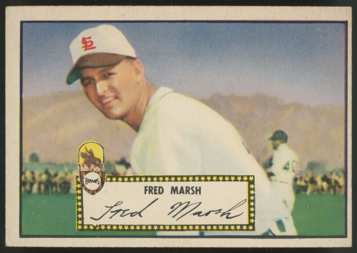 1952 Topps Fred Marsh RC #8 VG/EX