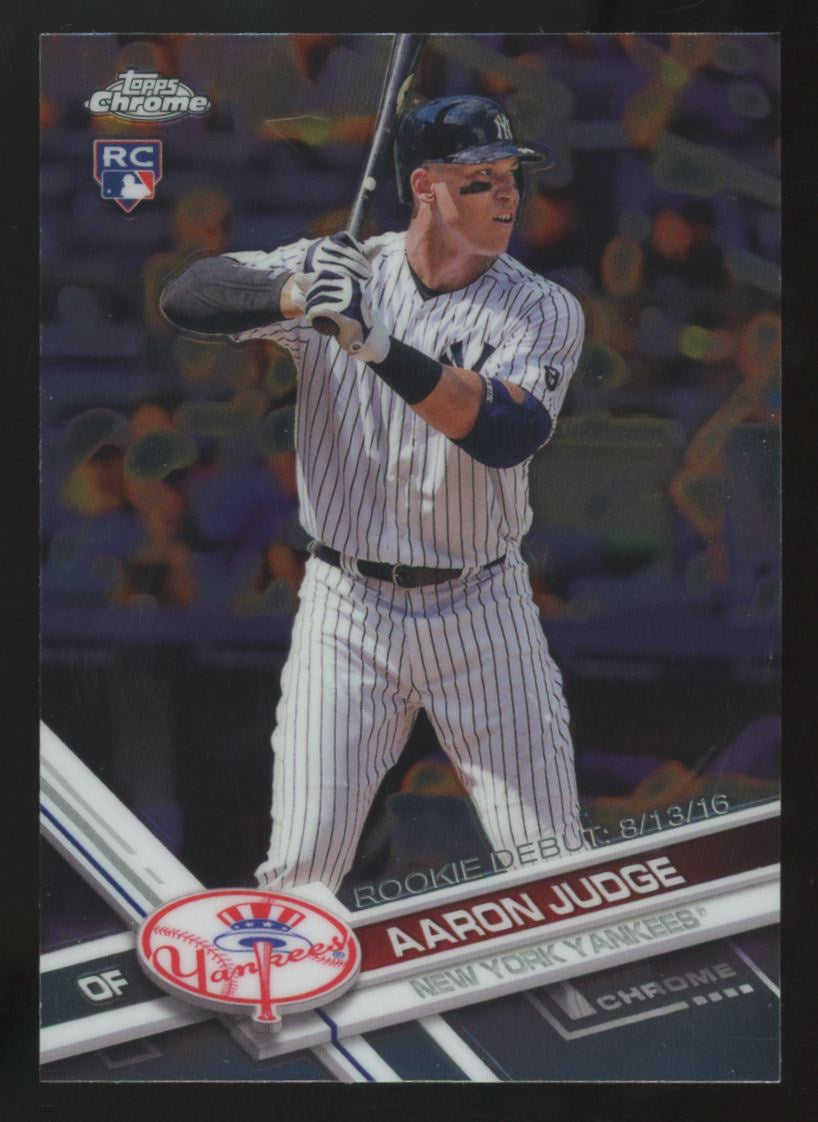 2017 Topps Chrome Update Aaron Judge RC Debut #HMT50