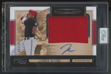 2025 Panini Three And two James Wood RC Patch Auto RPA /99 #JK-JW
