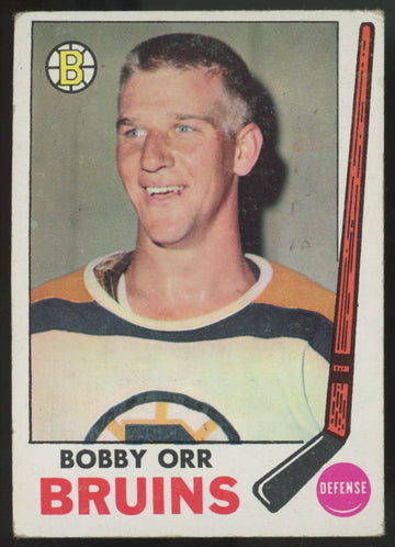 1969-70 O-Pee-Chee Bobby Orr #24 G/VG (With Stamp)