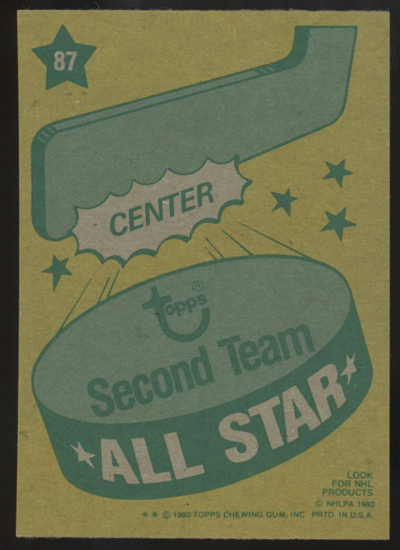 1980-81 Topps Wayne Gretzky All-Star #87 NM