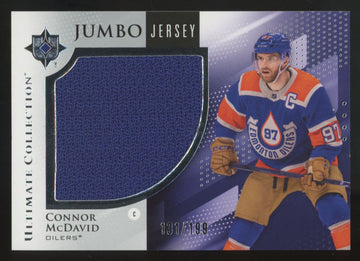 2024-25 Ultimate Collection Connor McDavid Jumbo Jersey Patch /199 #39
