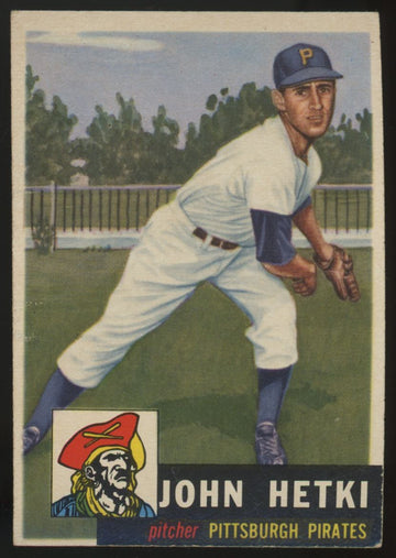 1953 Topps John Hetki #235 EX/MT