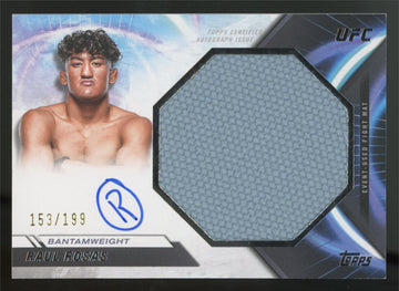 2024 Topps Knockout UFC Raul Rosas Jumbo Fight Mat Patch Auto /199 #AJFM-RR