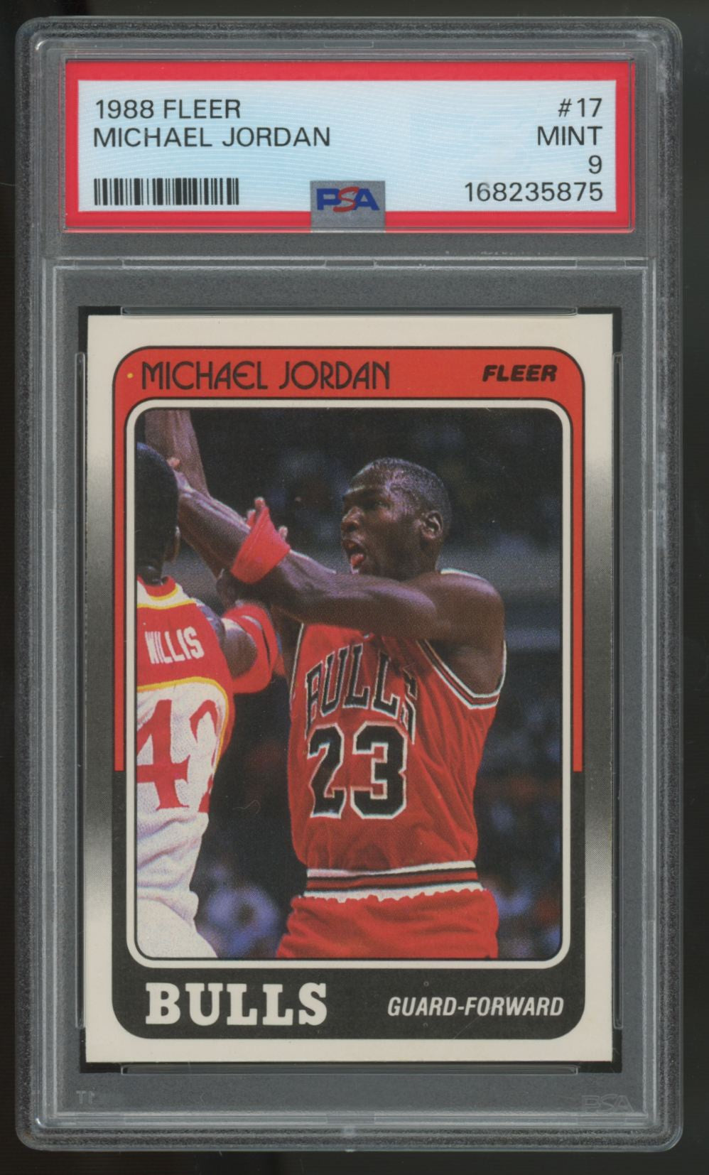 1988-89 Fleer Michael Jordan #17 PSA 9